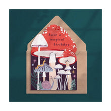  Magic Birthday Mushroom Card