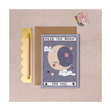  Over The Moon For You Card