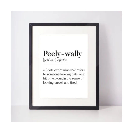 Peely Wally Print