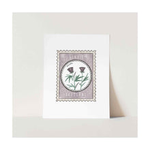  Thistle Stamp Print