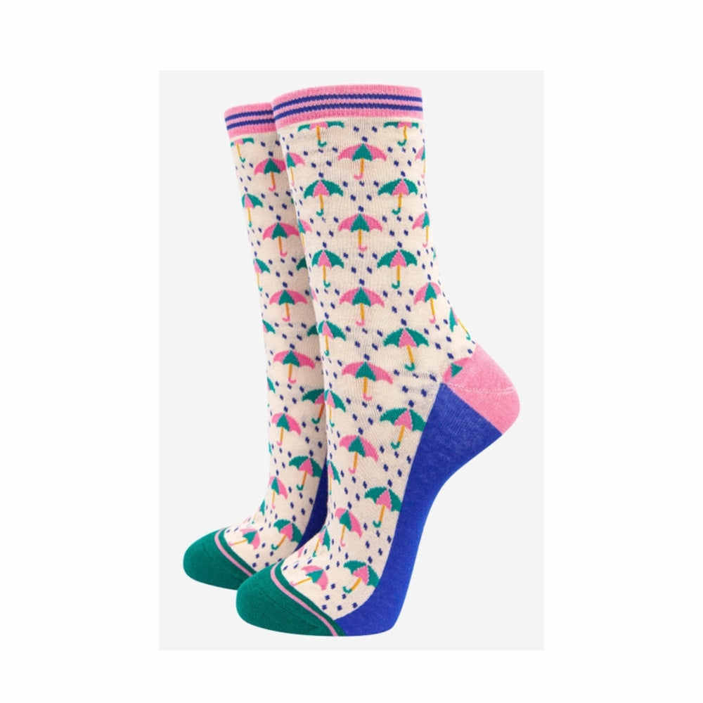 Umbrella Womens Bamboo Socks