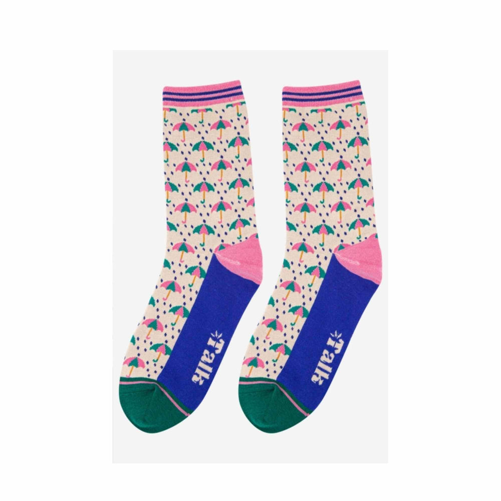 Umbrella Womens Bamboo Socks