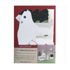 3D Polar Bear Christmas Card