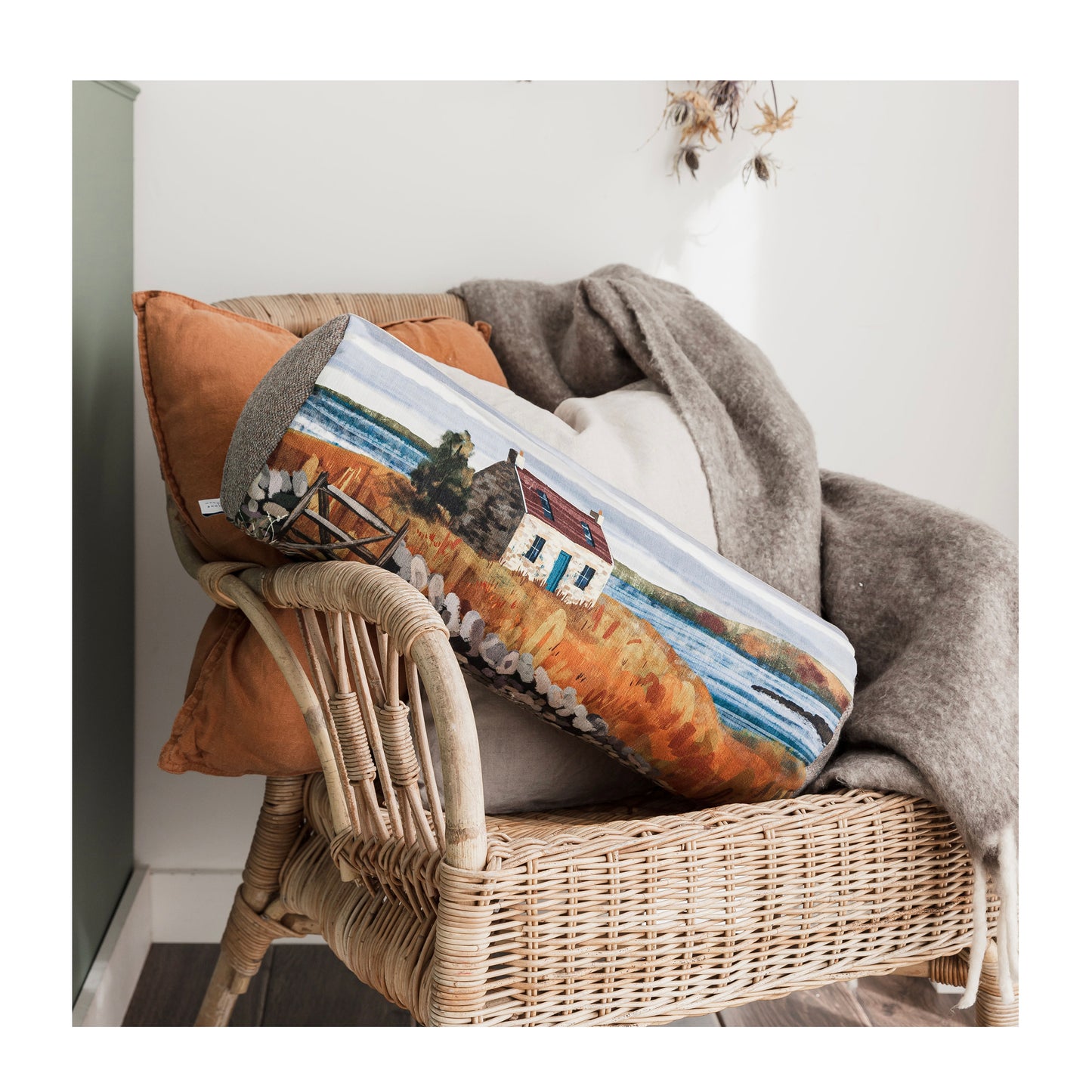 Autumn Bothy Bolster Cushion