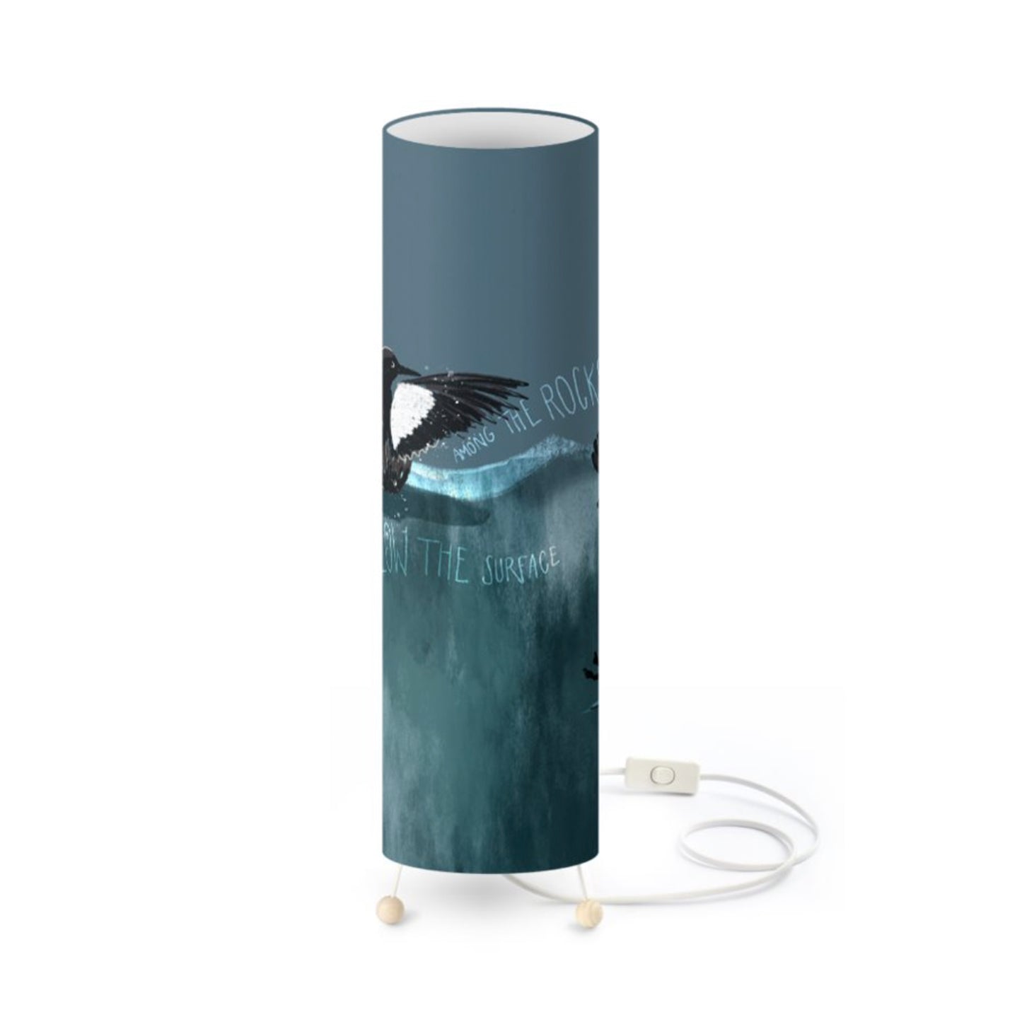 Black Guillemot Floor Lamp