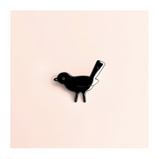 Blackbird Enamel Pin