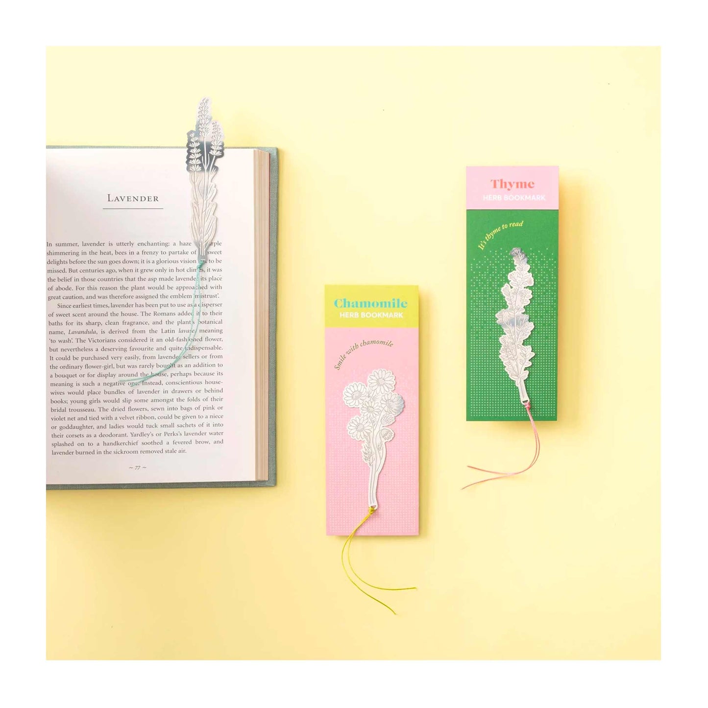 Chamomile Bookmark