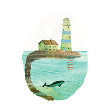  Lighthouse and Narwhal Card