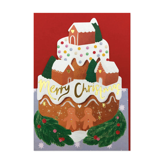 Gingerbread Merry Christmas Card