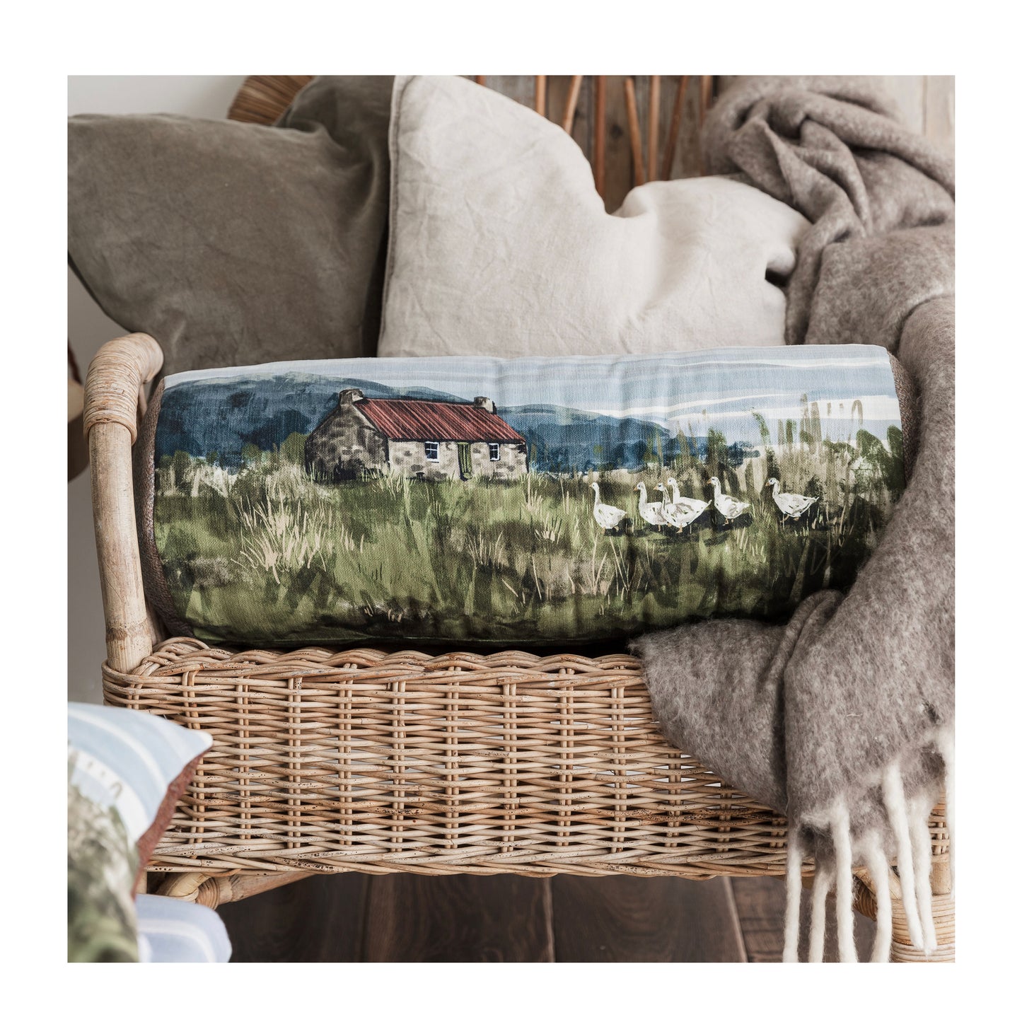 Spring Bothy Bolster Cushion