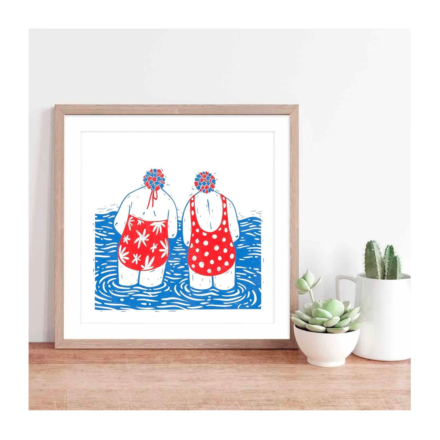 Wild Swimming Ladies 2 Print