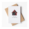 Lang May Yer Lum Reek Tartan Handmade Card