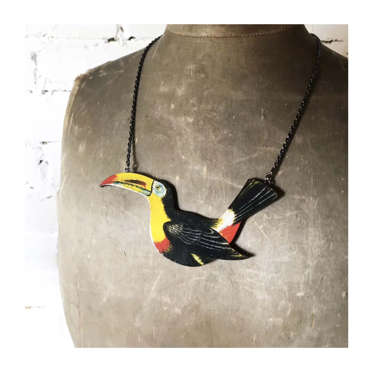 Toucan Statement Necklace