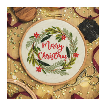  DIY Embroidery Kit - 'Christmas Wreath'