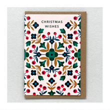  Folk Pattern Christmas Card