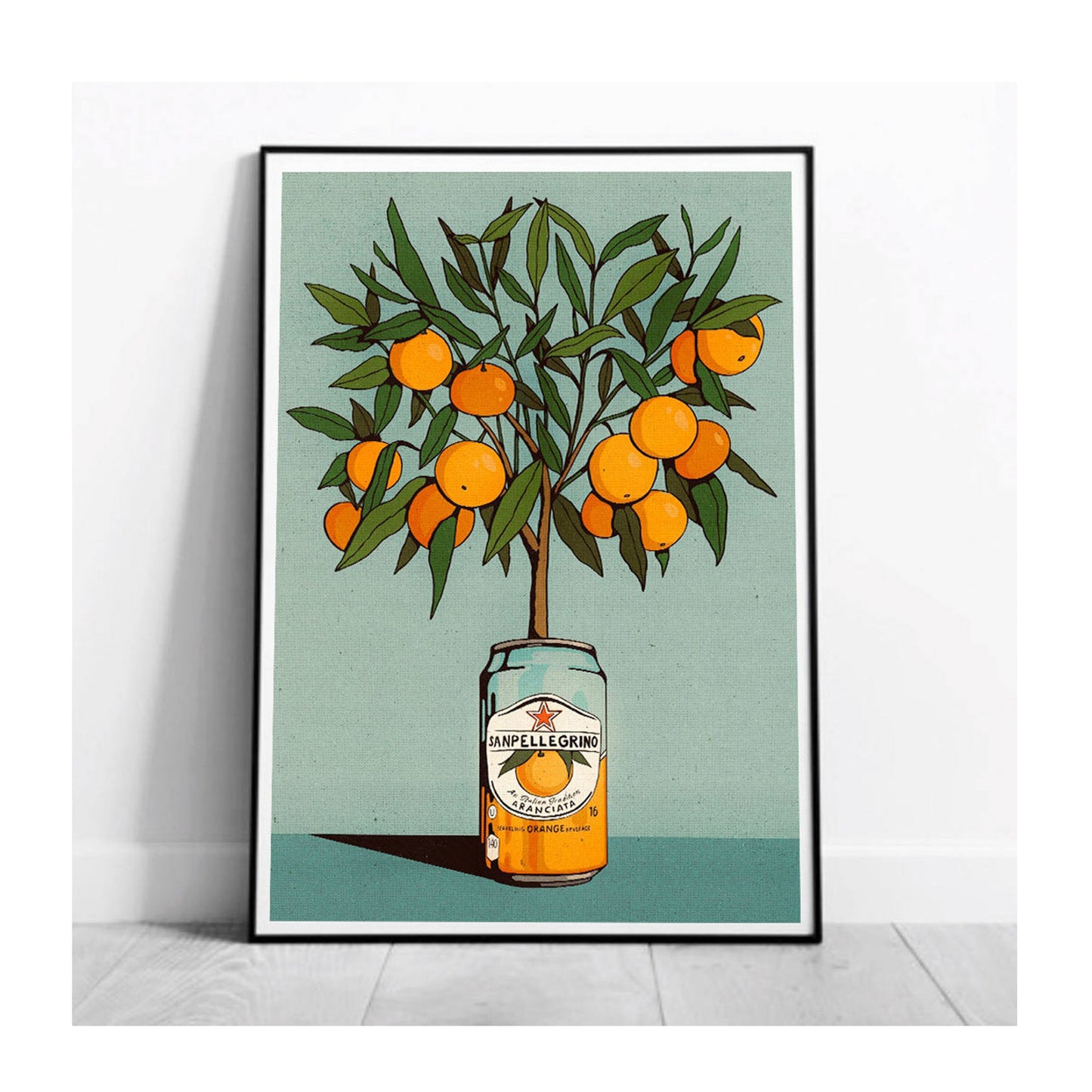 Orange San Pellegrino Print