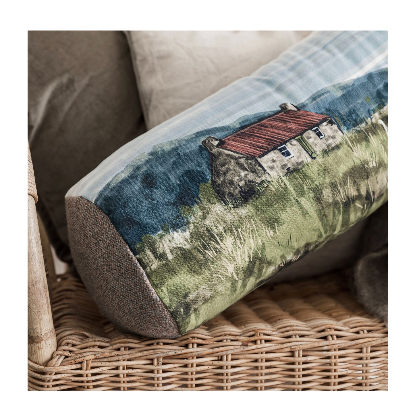 Spring Bothy Bolster Cushion